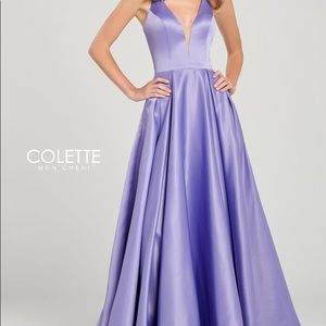 Light purple prom dress